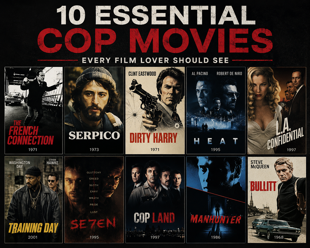 10 Essential Cop Movies Every Film Lover Should See